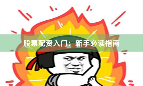 股票配资入门：新手必读指南